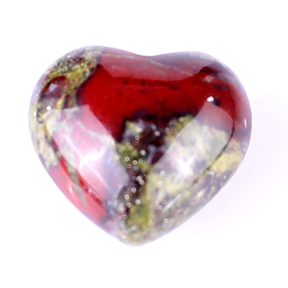 0.8" Dragon Blood Jasper Hand Carved Crystal Heart crysvibe