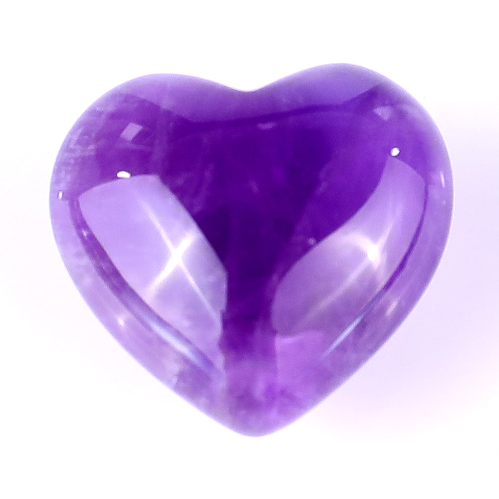 0.8" Dream Amethyst Hand Carved Crystal Heart crysvibe