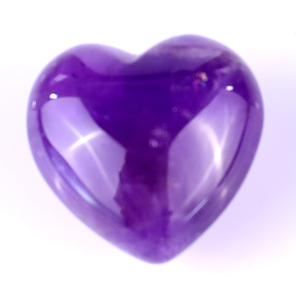 0.8" Dream Amethyst Hand Carved Crystal Heart crysvibe