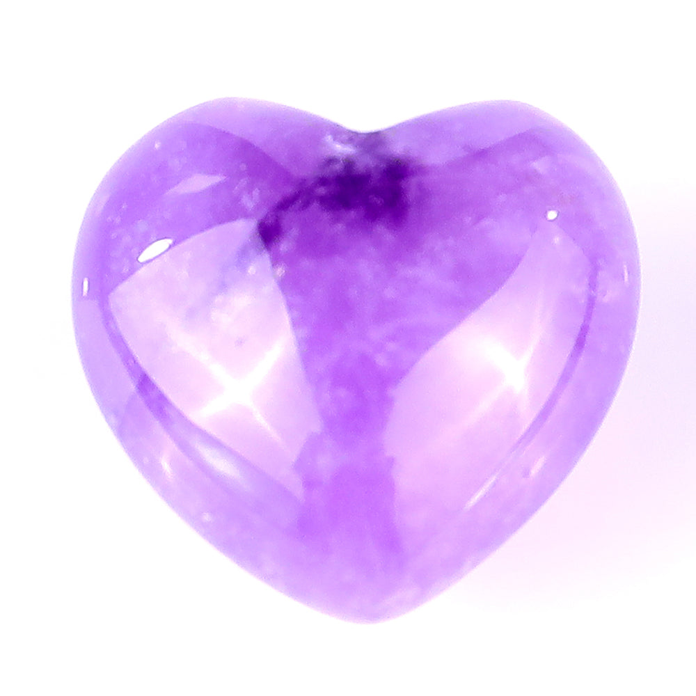 0.8" Dream Amethyst Hand Carved Crystal Heart crysvibe