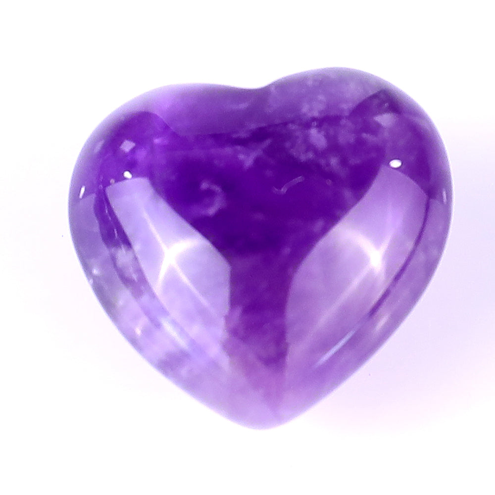 0.8" Dream Amethyst Hand Carved Crystal Heart crysvibe