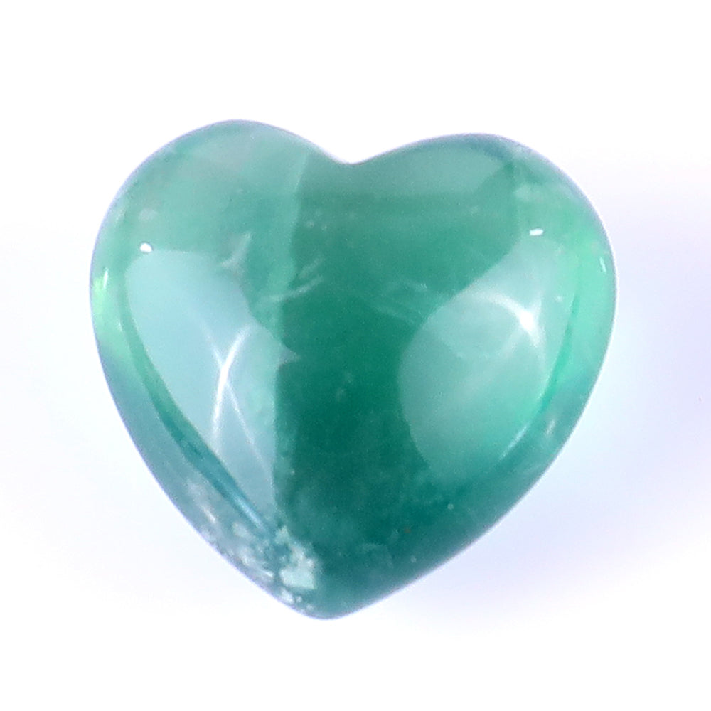 0.8" Fluorite Hand Carved Crystal Heart crysvibe